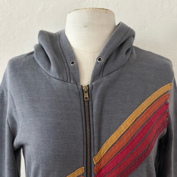 Aviator Nation 5 Stripe Hoodie - Picture 3 of 7